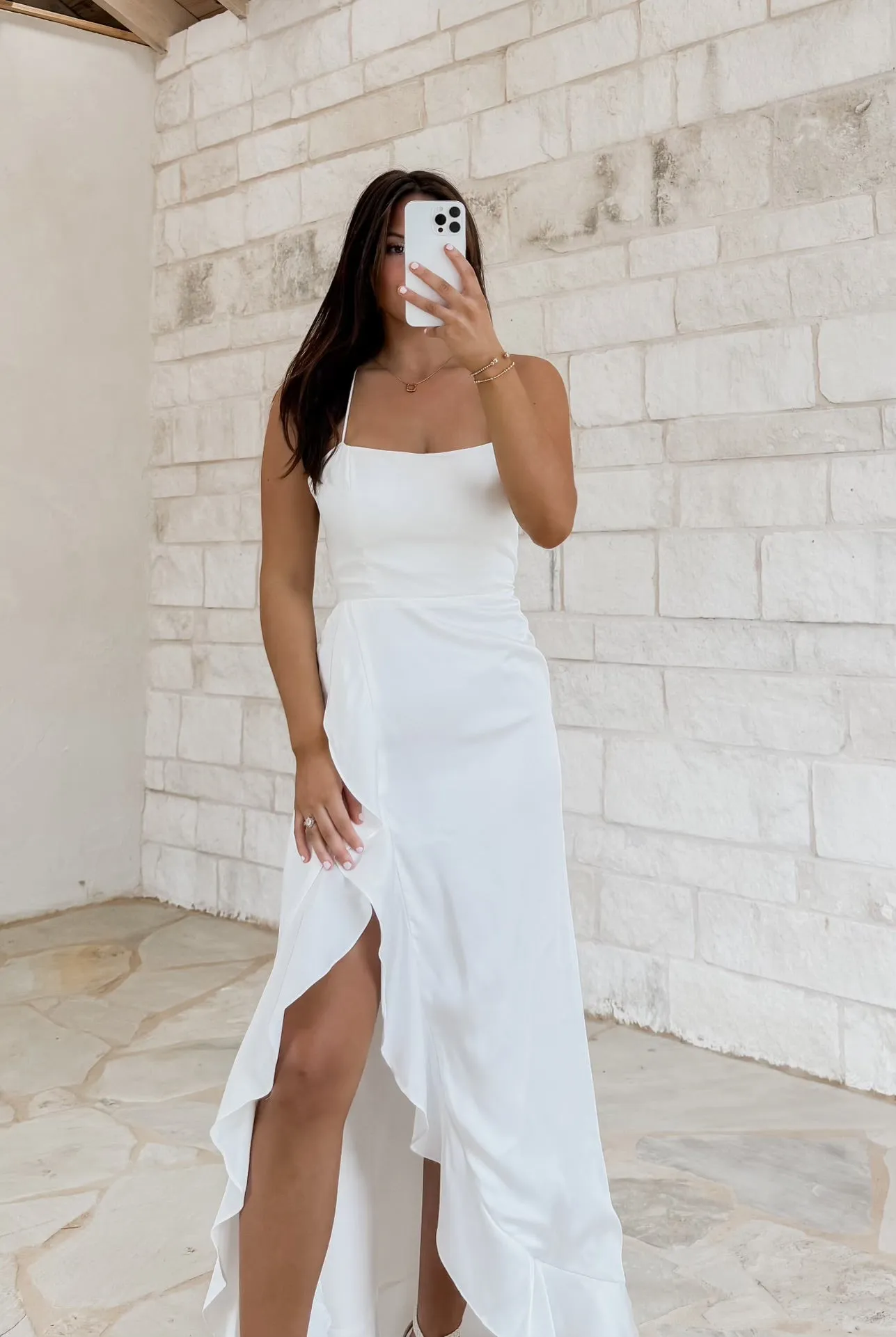 Old Money Open Back Maxi