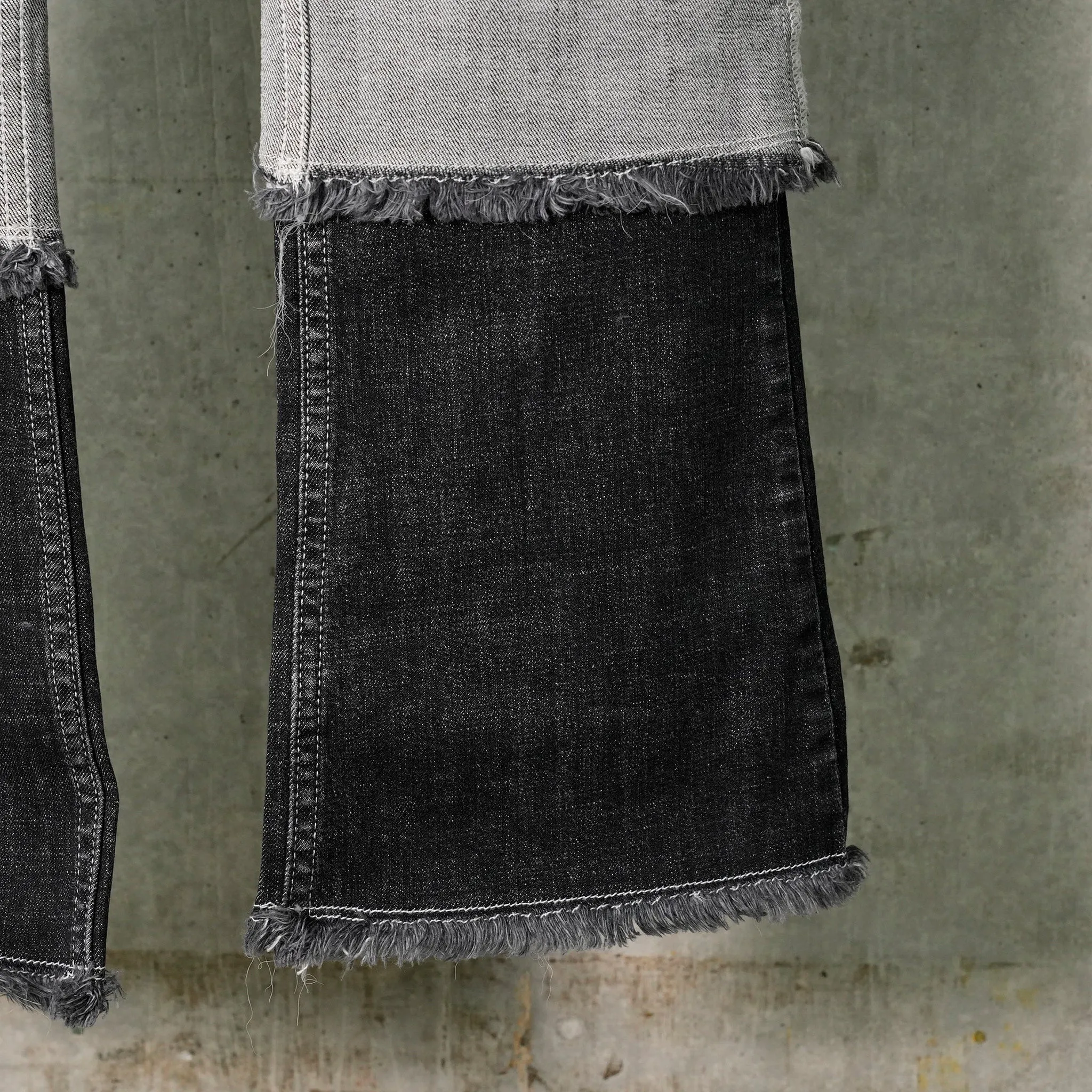 OPEN BACK JEANS / BLACK WASH