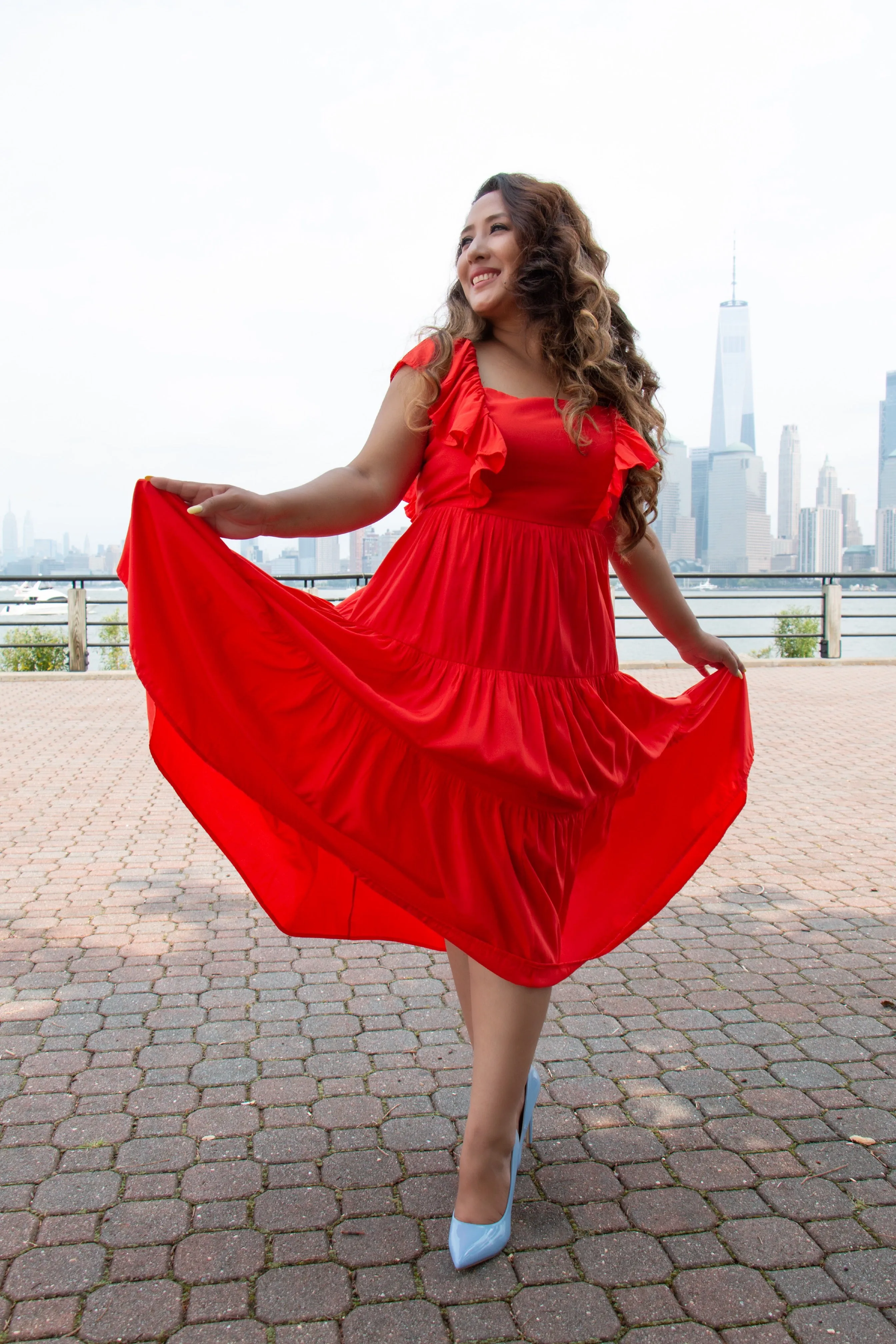 Open-Back Midi Dress