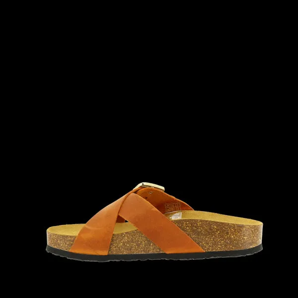 Plakton 345638 Tan Cross-strap Sandals