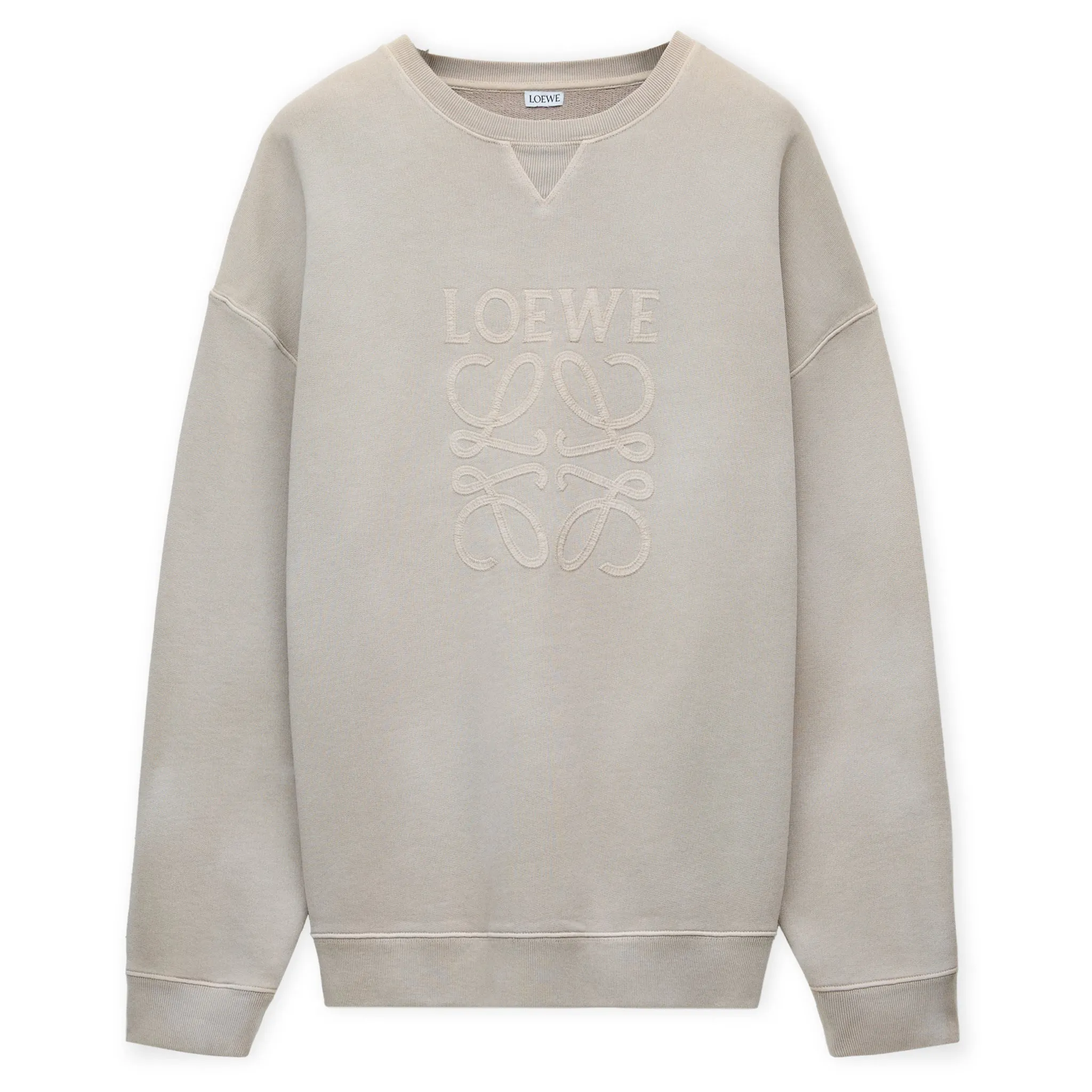 RELAXED FIT SWEATSHIRT / DARK BEIGE