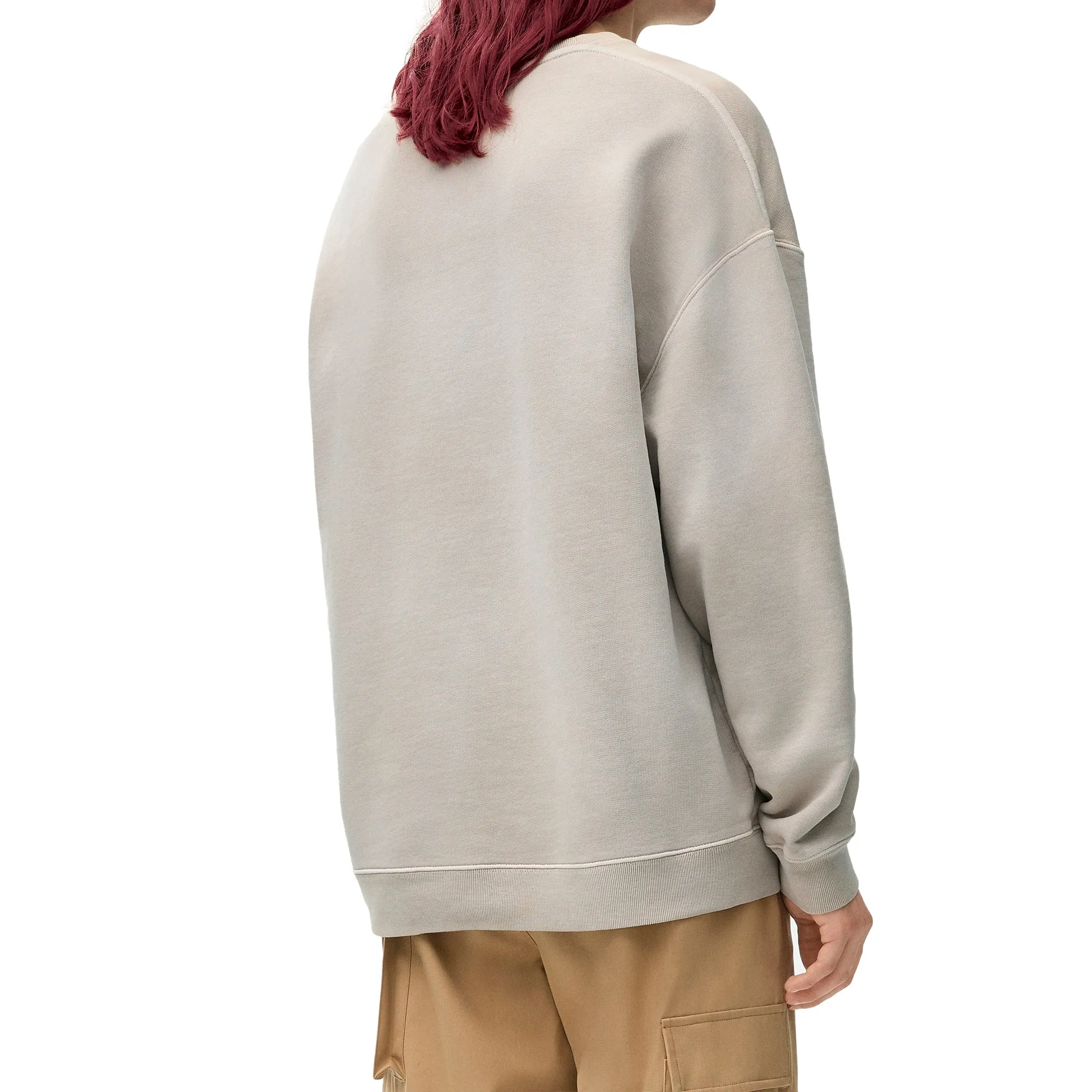RELAXED FIT SWEATSHIRT / DARK BEIGE