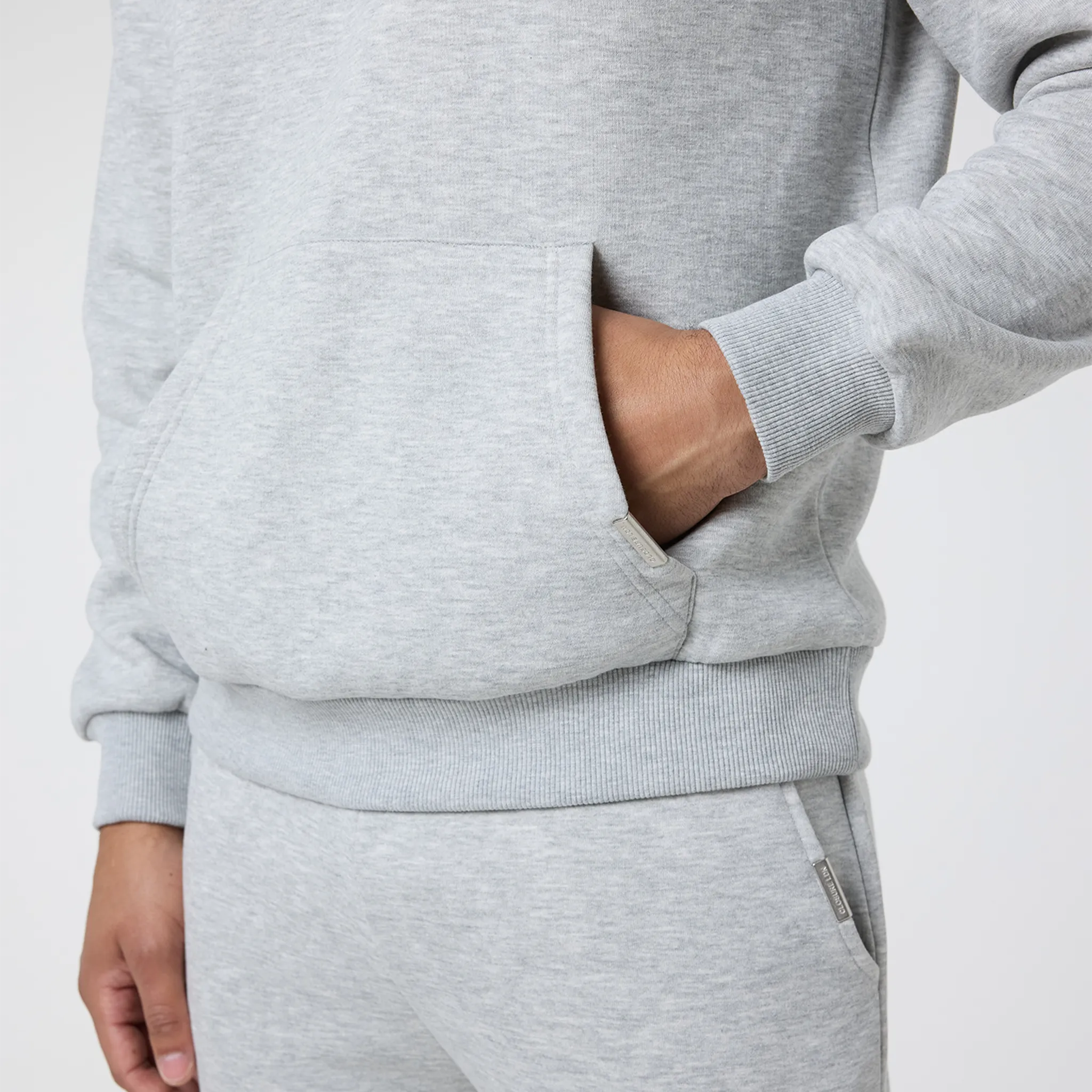 Relaxed Fit Tracksuit | Grey Marl