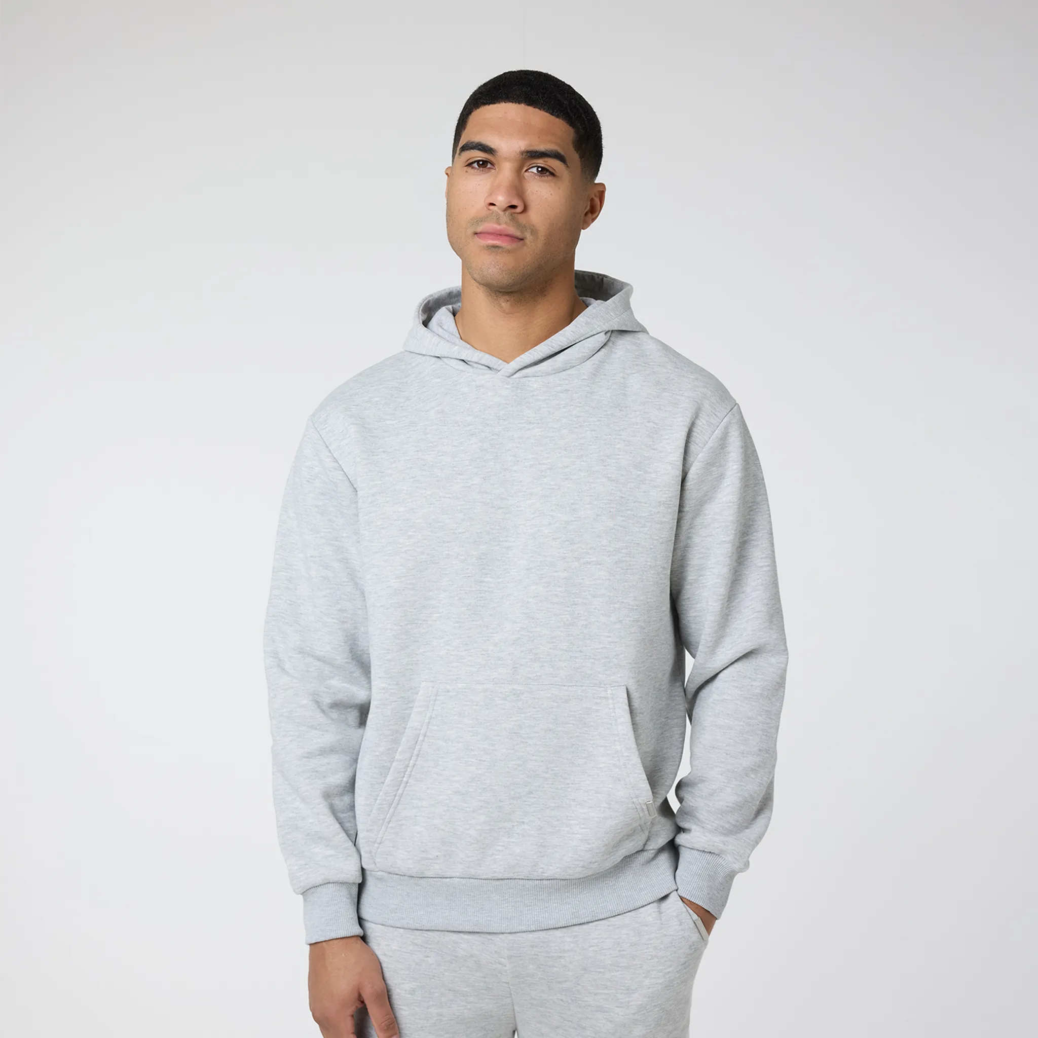 Relaxed Fit Tracksuit | Grey Marl