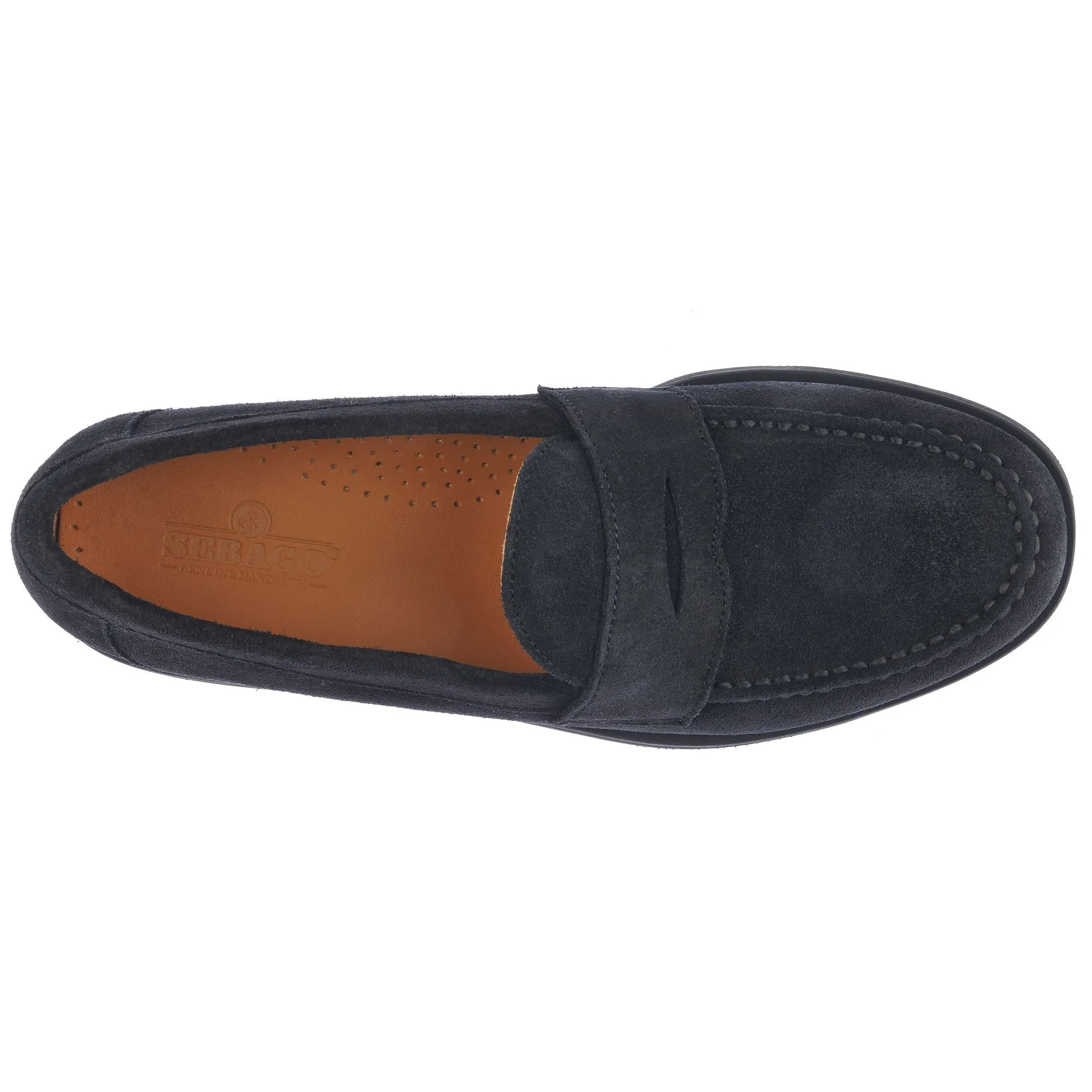 RYAN SUEDE PO - Moc - Moccasin - Man - BLUE NAVY