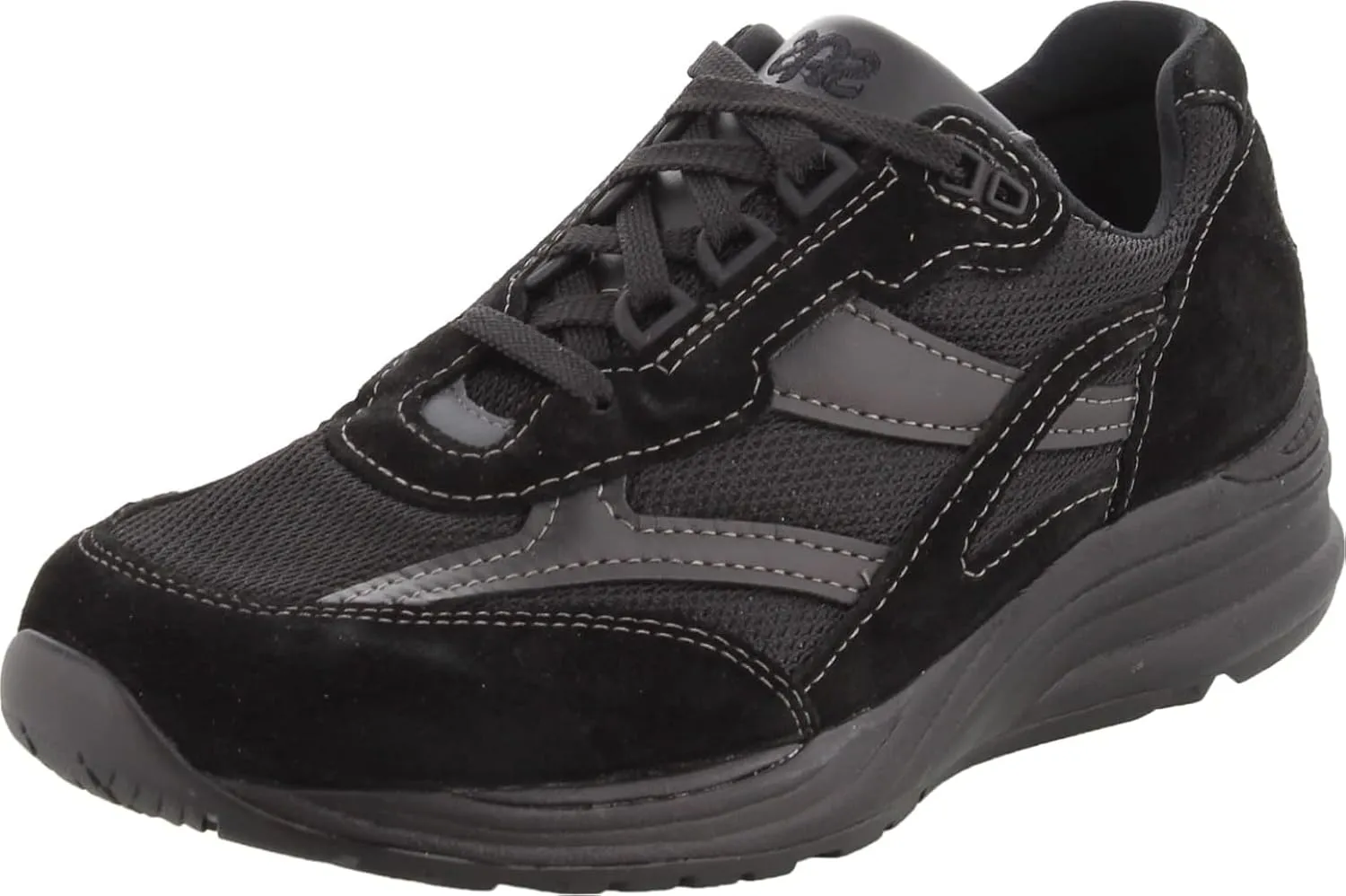 SAS Men's Journey Sneaker Black Suede/Mesh 13 W