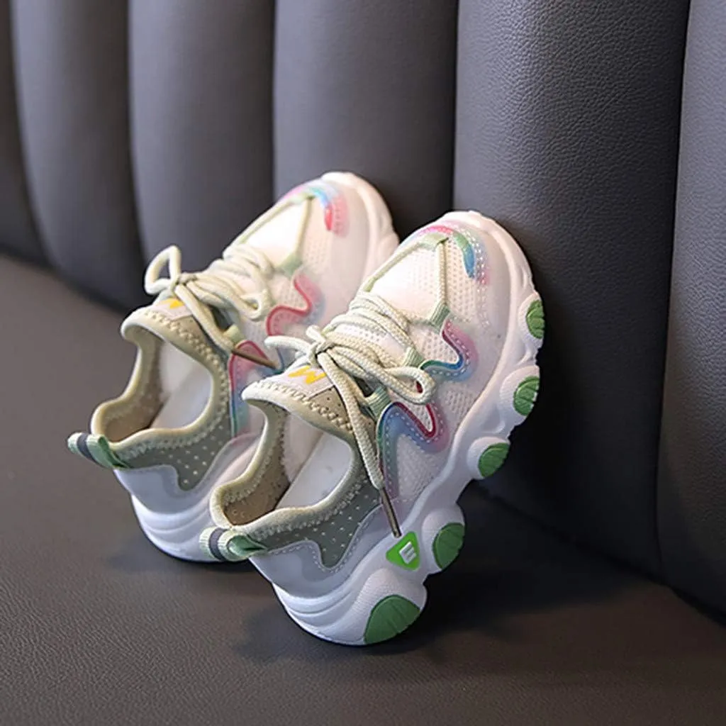 Shoes Girls Breathable Baby Soft Mesh Lace Up Toddler Kids Infant Baby Shoes Baby Winter Boots