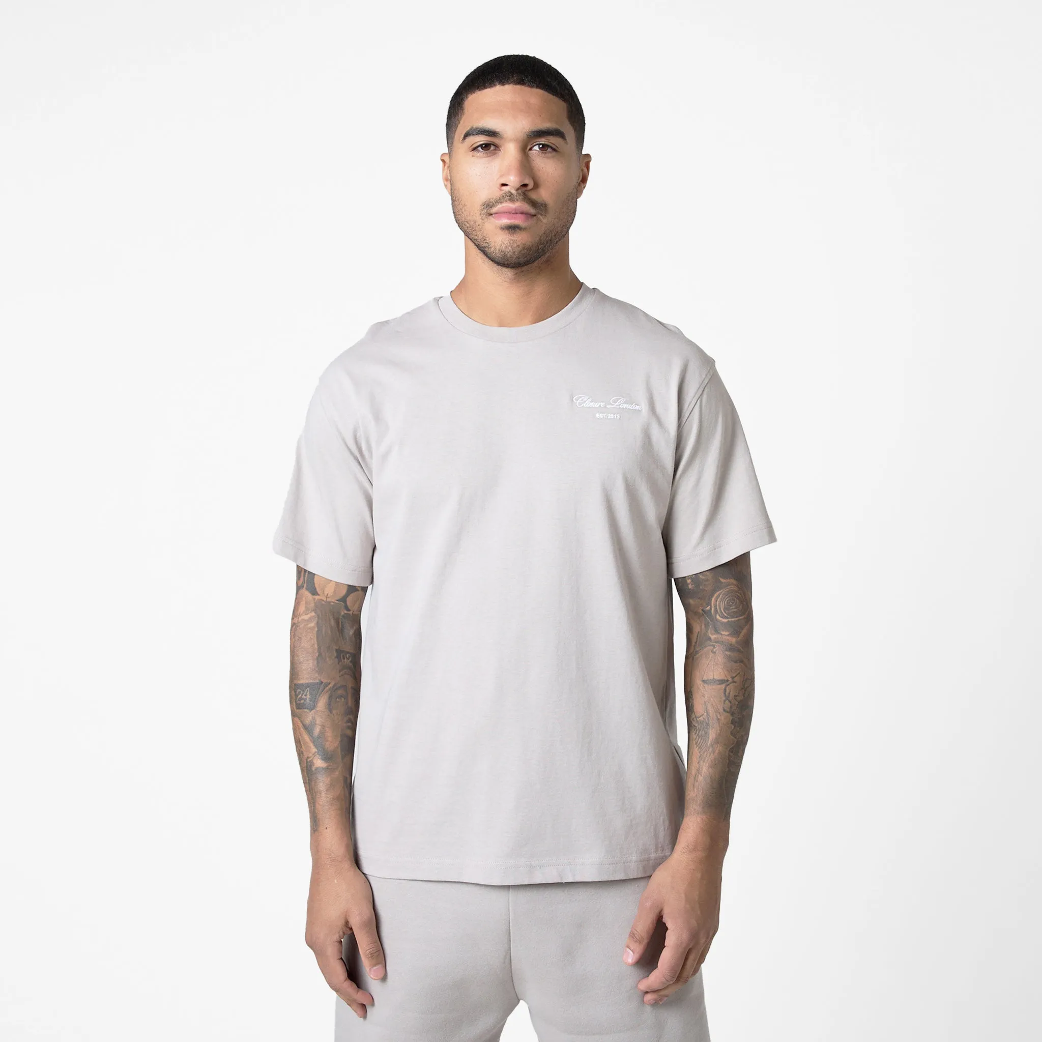 Signature Relaxed Fit Twinset | Stone