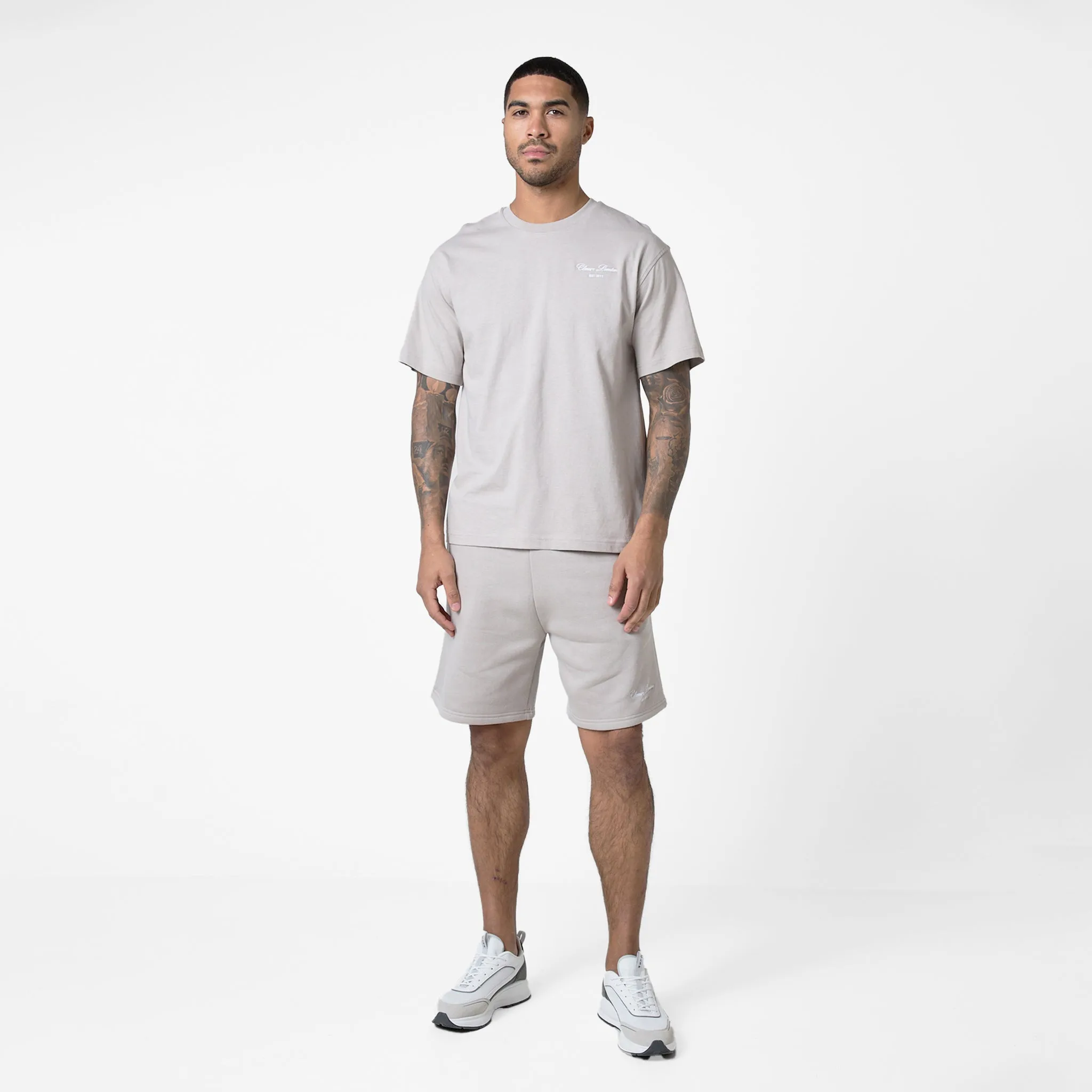 Signature Relaxed Fit Twinset | Stone