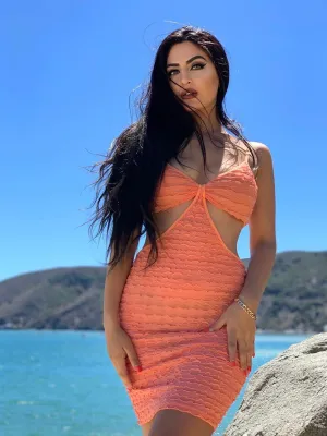 Slim Open Back Dress