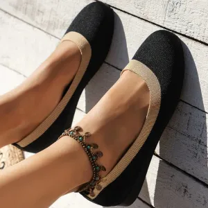 Slip-on mesh breathable flat loafers