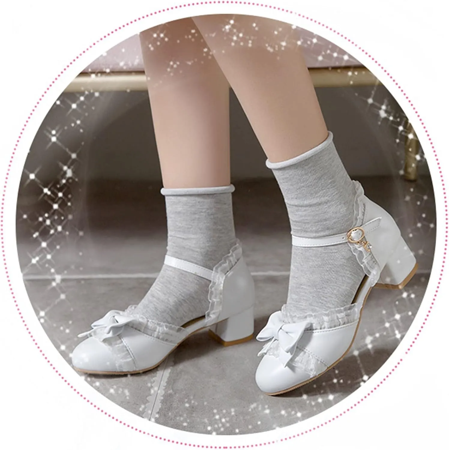 Summer Toddler Girls Dress Bow Tie Shoes Low Heels Flower Party Wedding High School Prom Shoes Girls Summer