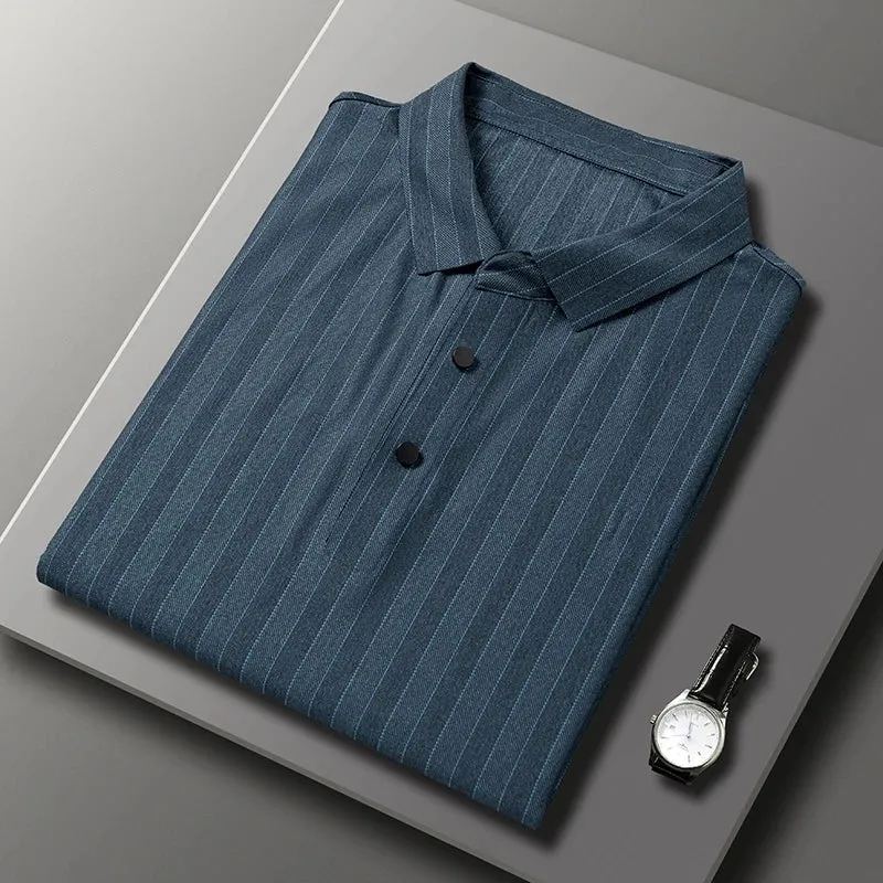 The Veneto Silken Striped Shirt