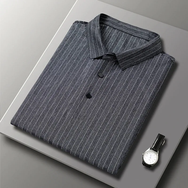 The Veneto Silken Striped Shirt