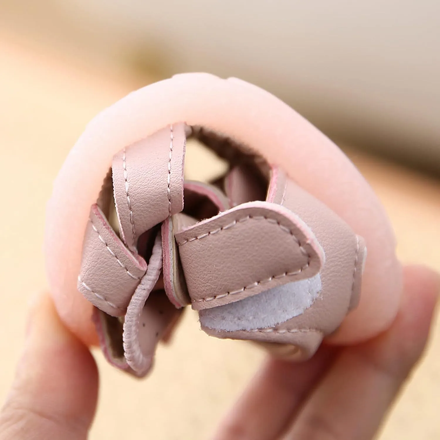 Toddler Baby Girls Closed Toe Bow Sandals Princess First Walking Shoes Breathable Beach Sandals Formal Dress Shoes