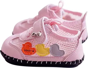 Toddler Boys Girls Cute Water Shoes Breathable Quick-Dry Mesh Sport Beach Sandals Lightweight Barefoot Beach Shoes