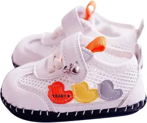Toddler Boys Girls Cute Water Shoes Breathable Quick-Dry Mesh Sport Beach Sandals Lightweight Barefoot Beach Shoes