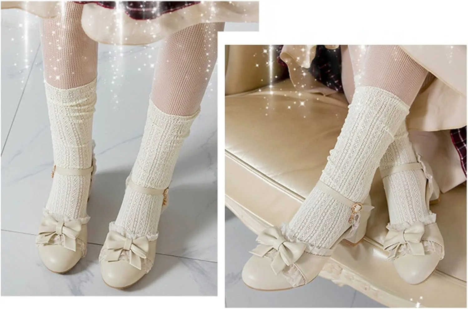 Toddler Girls Bow Tie Dress Shoes Heels Flower Girl Wedding High School Prom Shoes Ankle Strap Slip On Slippers