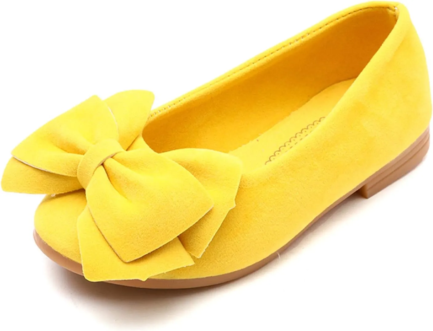 Toddler Girls Dress Shoes Cute Mary Jane Shoes Ballet Flats Flower Girl Shoes for Weeding Casual Walking Shoes