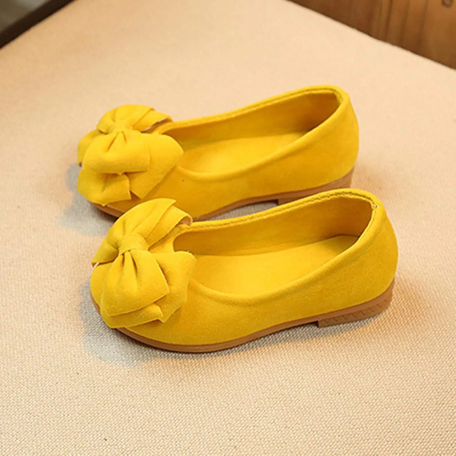 Toddler Girls Dress Shoes Cute Mary Jane Shoes Ballet Flats Flower Girl Shoes for Weeding Casual Walking Shoes