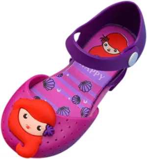 Toddler Infant Kids Baby Girls Cartoon Casual Princess Cute Jelly Shoes Sandals Girls Water Shoes