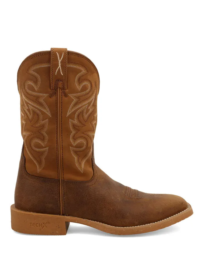 Twisted X MXTR005 Mens Tech X Boot Saddle And Rustic Orange - 24.5