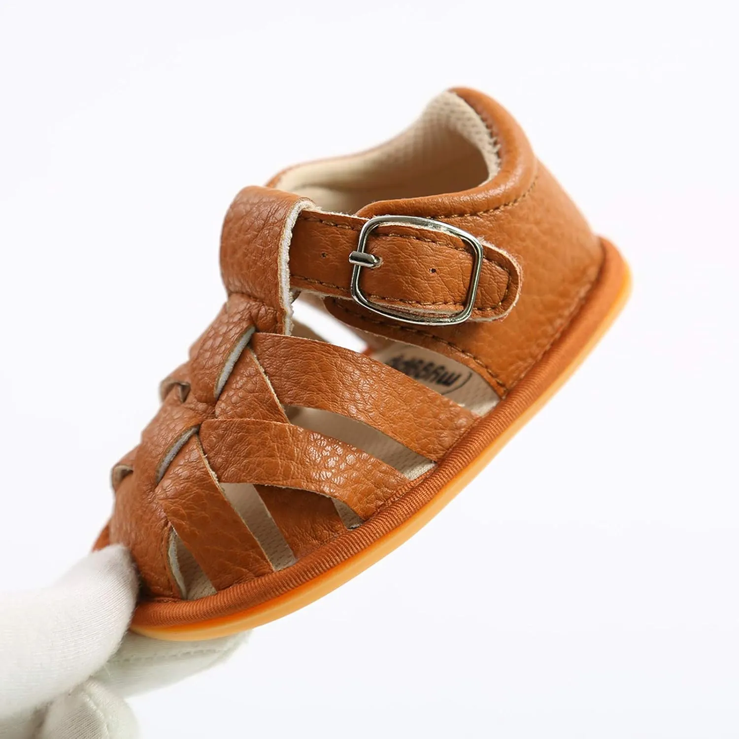 Unisex Baby Boys Girls Sandals Soft-soled Non-slip Flats Infant Closed Toe First Walking Shoes Baby Girl Shoes