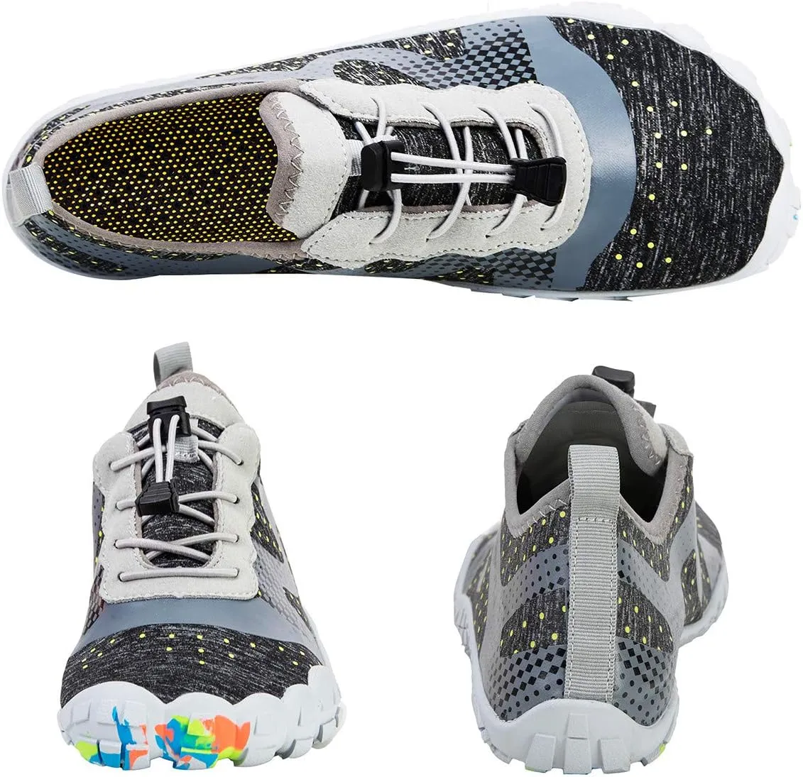 Water Shoes for Men Barefoot Quick-Dry Aqua Sock Outdoor Athletic Sport Shoes for Kayaking, Boating, Hiking, Surfing, Walking
