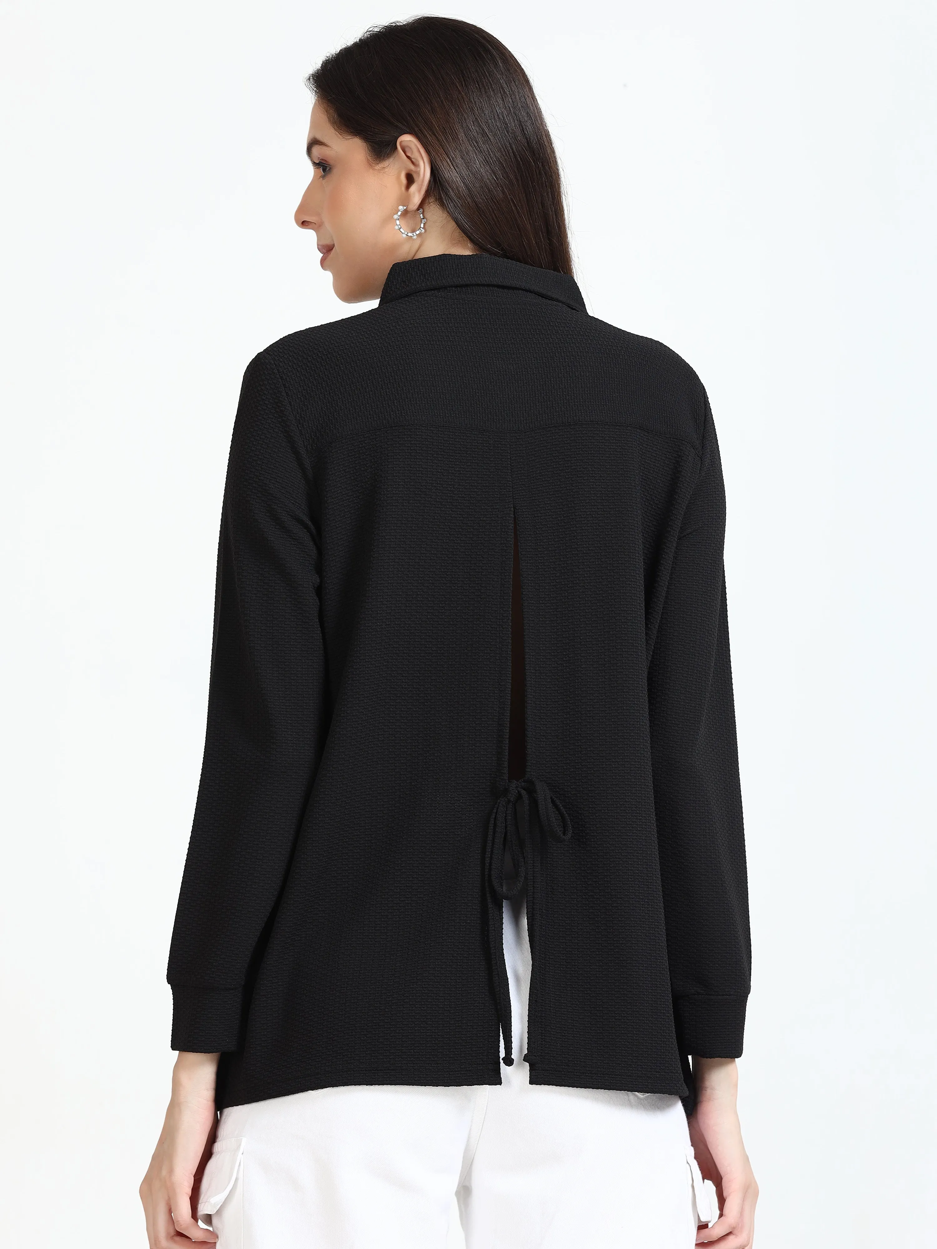 Women's rPET Open Back Shirt