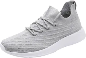 Workout Athletic Sport Shoes for Men Breathable Casual Comfortable Walking Sneaker Casual Elderly Lace Up Shoes