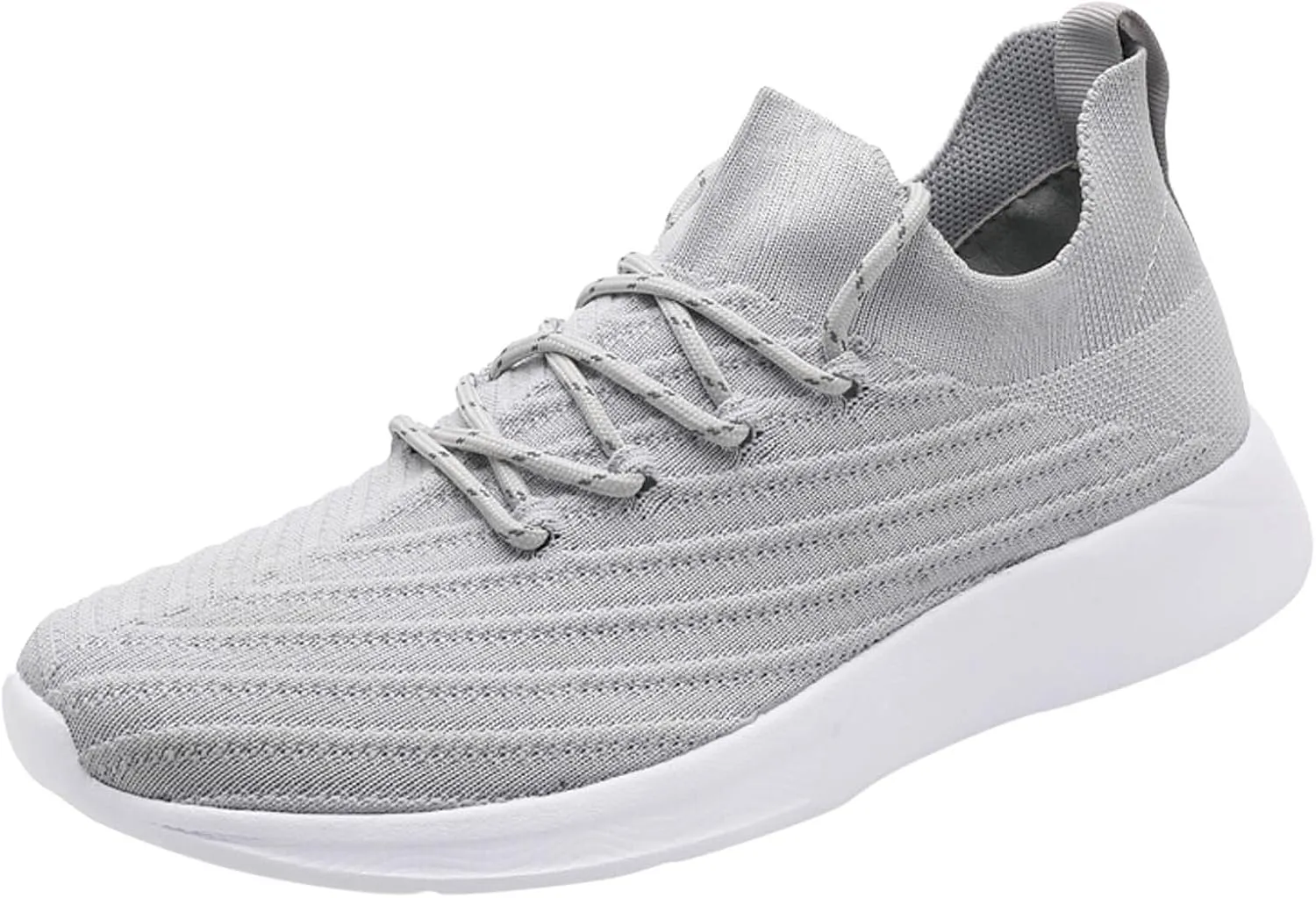 Workout Athletic Sport Shoes for Men Breathable Casual Comfortable Walking Sneaker Casual Elderly Lace Up Shoes