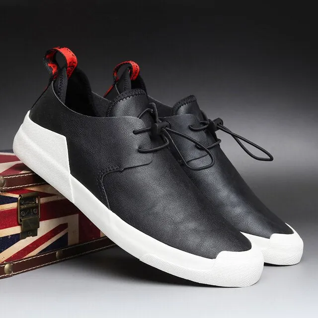 xiangtuibao British Style Low-Help Men's Simple Casual Shoes Spring Autumn Period Men's Leisure Shoes Luxury Breathable Loafers Sneaker