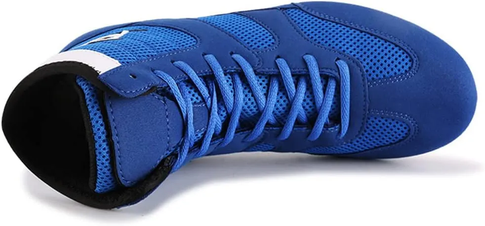 YIGATE Mens Wrestling Sneakers, Lightweight Boxing Shoes Comfort Casual Squat Athletic Shoes Breathable Weightlifting Shoes for Women Youth Boys and Girls