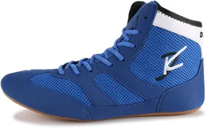 YIGATE Mens Wrestling Sneakers, Lightweight Boxing Shoes Comfort Casual Squat Athletic Shoes Breathable Weightlifting Shoes for Women Youth Boys and Girls